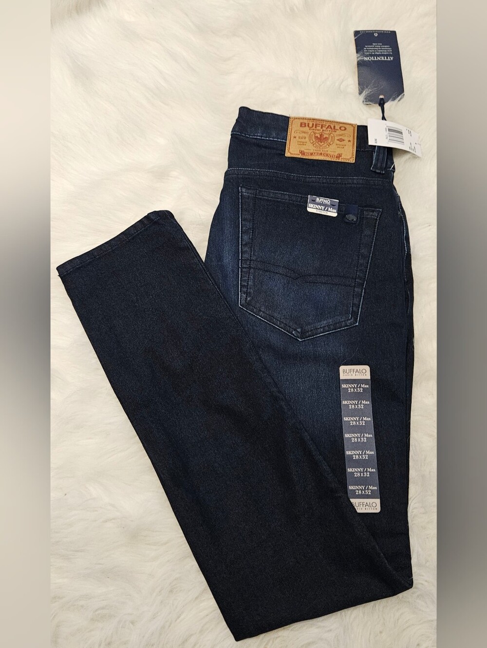 Buffalo David Bitton Men's Skinny/Max Jeans in Dark Indigo